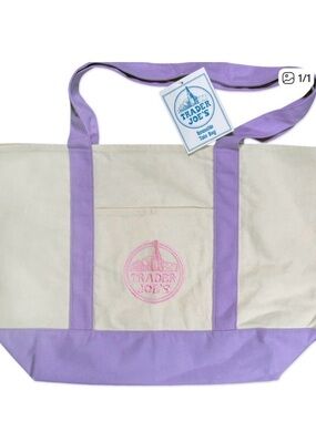 Trader Joe’s Lavender Large Tote